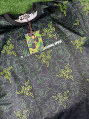 Bape X Razer Fading Neon Camo Team Tee Size Large