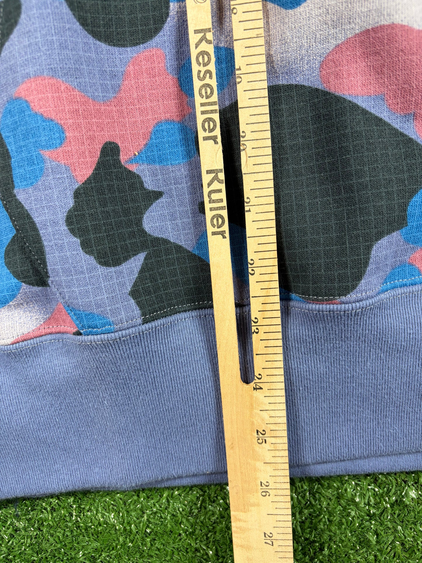 BAPE 1st Camo Multi-Color Grey Pullover Hoodie Size XL