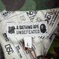 BAPE X Undefeated Color Camo Flannel Jacket Size XL