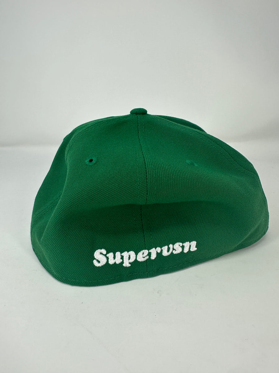 Supervsn Studios X New Era 'Starburst' Green 59Fifty Fitted Hat - Size 7 1/2