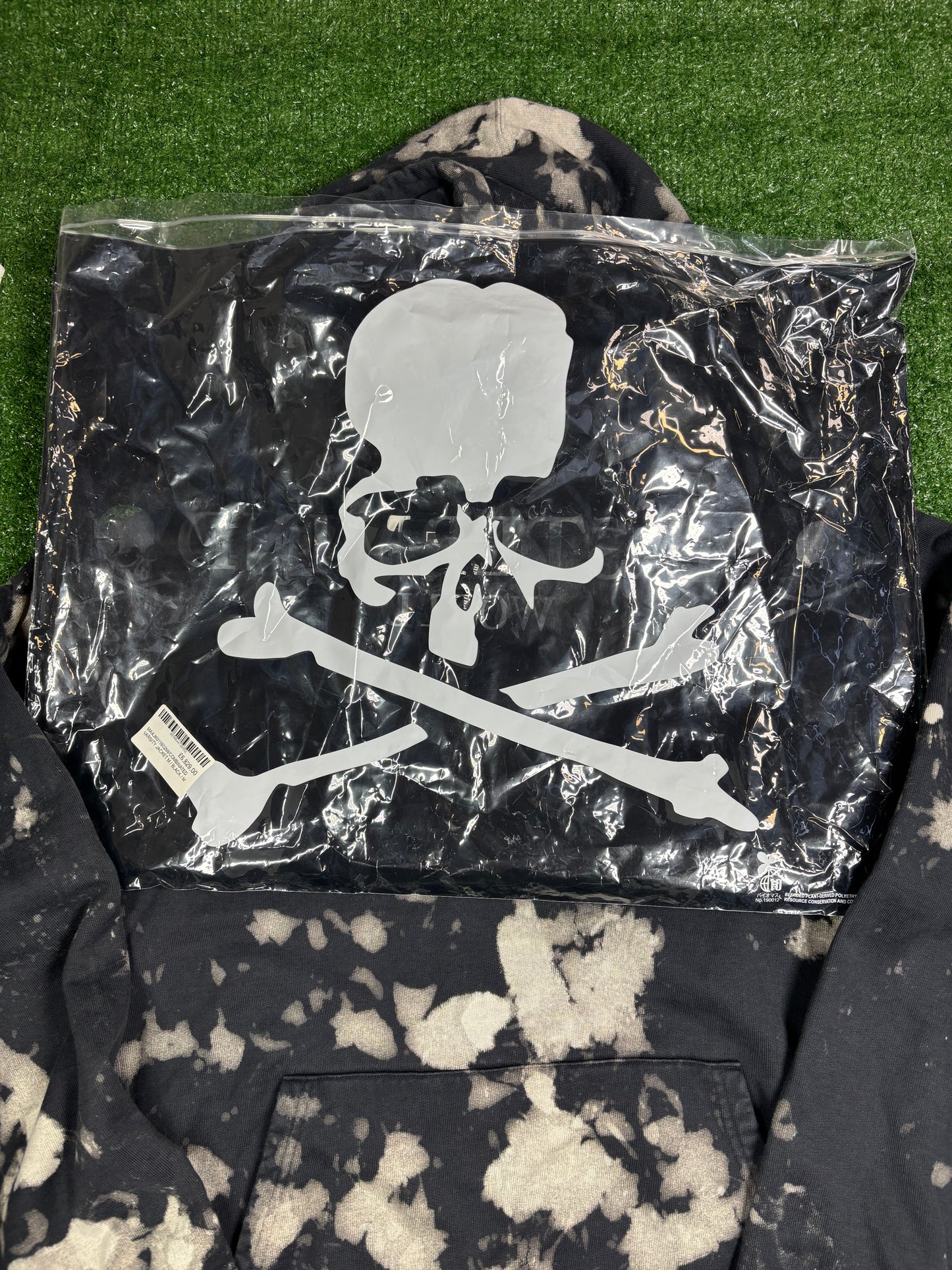 Mastermind World Vs. Bape Black Tie-Dye Hoodie Size Large