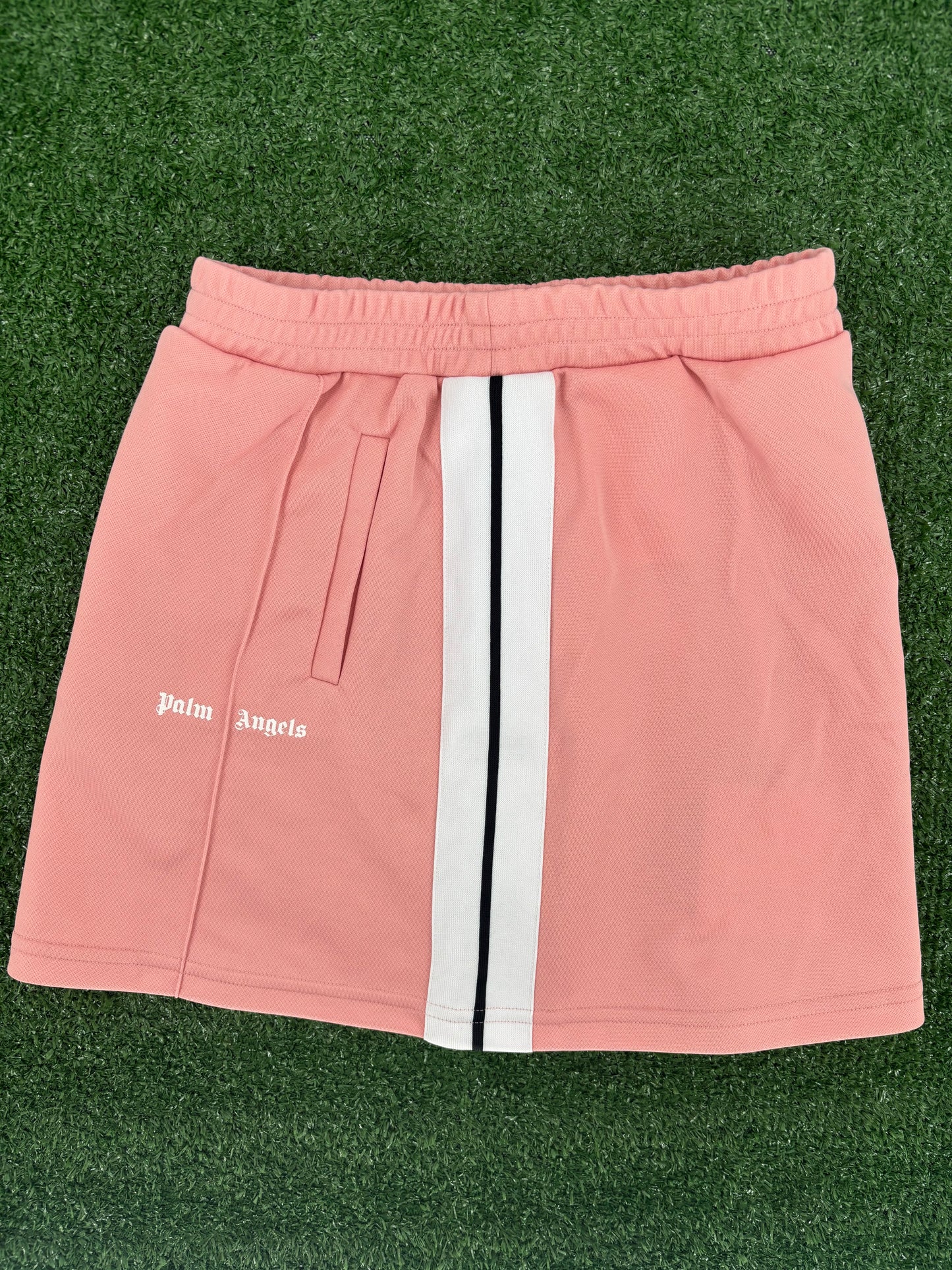Palm Angels Girls Track Skirt Pink White  MSRP:$260.00
