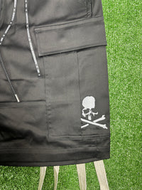 Mastermind Vs. Bape Masterseed Black Cargo Short Pants Size Small
