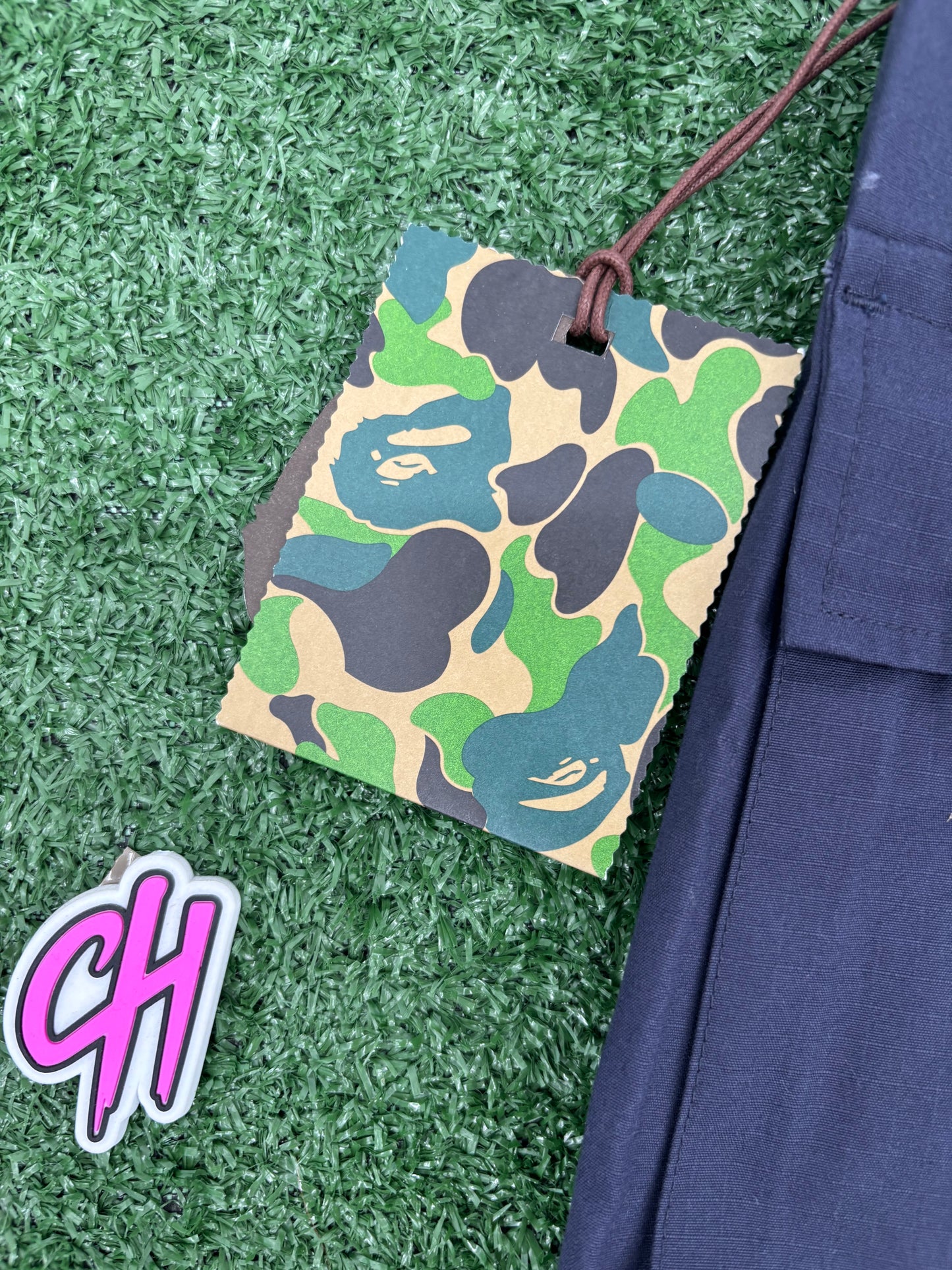 Bape 'Dev-Ops' Nevy Cargo Pants Size Large