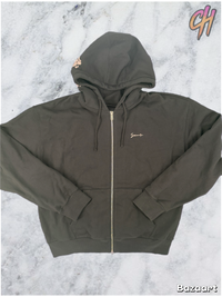 Givenchy Men's Boxy 'Tarot' Black Full-Zip Hoodie Size XXL