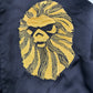 Bape Black Reversible Satin Mural Bomber Size Medium (MSRP: $1,525)