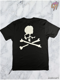 Mastermind Vs. Bape Multi-Logo Black S/S T-Shirt Size Small