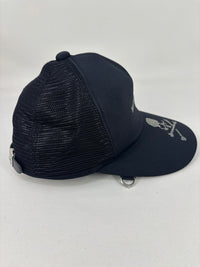 Mastermind World X Swarovski Black Trucker Hat Size Medium (MSRP: $800.00)
