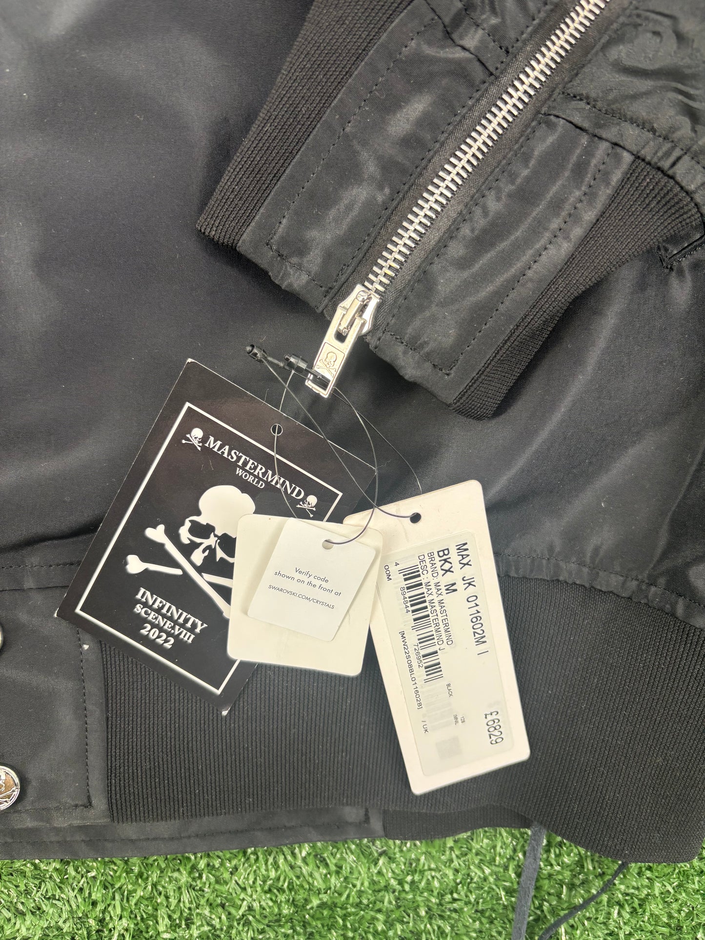 Mastermind Combinated Varsity Jacket Size Medium (MSRP: $8,025)