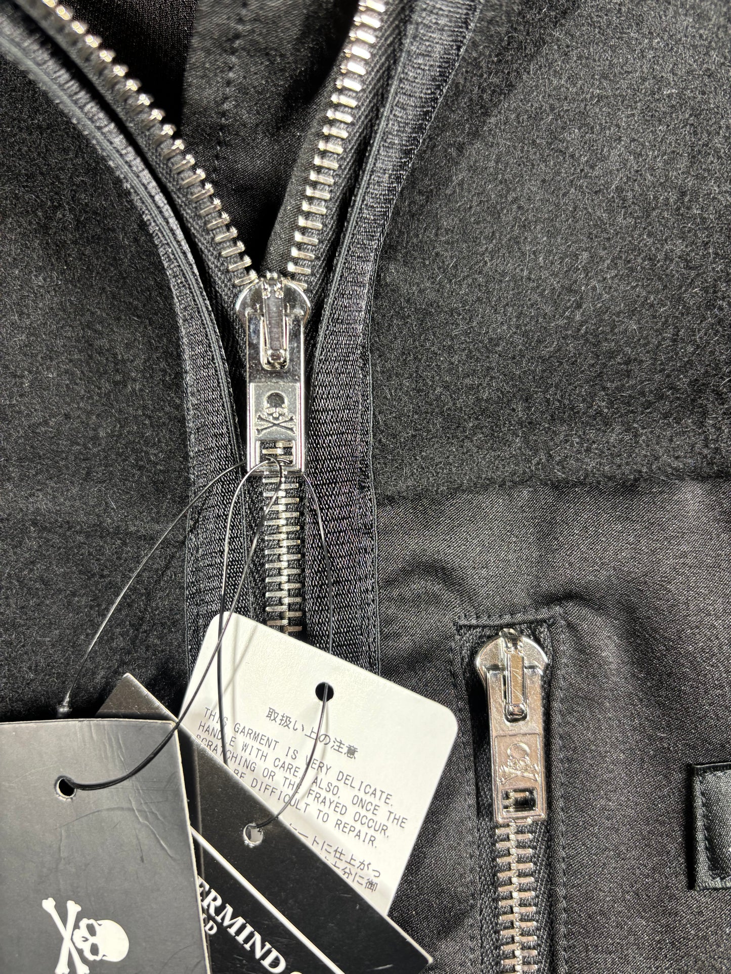 Mastermind Cashmere Fleece Black Blouson Size Large (MSRP: $6,000)