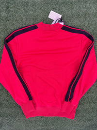 Palm Angels Red/Black Striped Bomber Track Jacket Size Small (MSRP: $565.00)