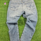 AG Men's Indigo Light Washed Denim Jeans (USED) - Size 36W/32L