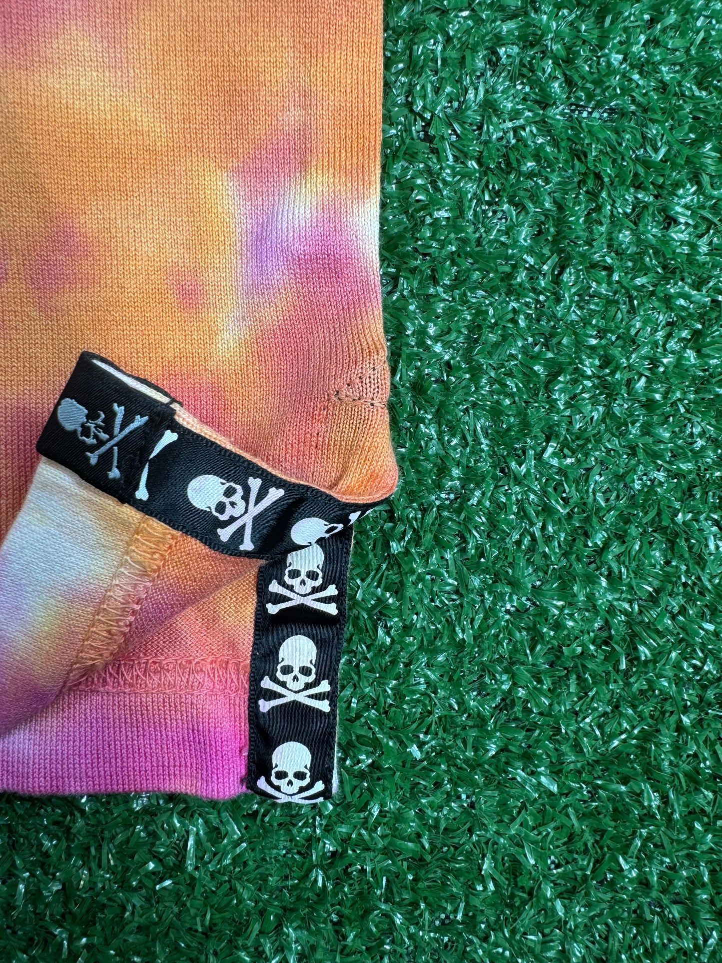 Mastermind Vs. Bape Orange Tie-Dye S/S T-Shirt Size Small