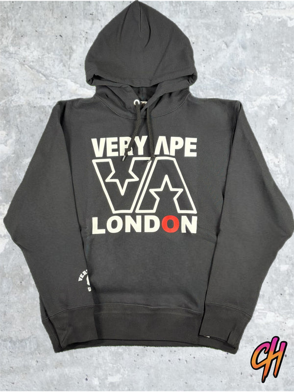 BAPE London Exclusive 'Very Ape' Black Hoodie Size Medium