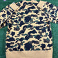 BAPE 1st Camo Ape Head Yellow Crewneck Sweater Size Large