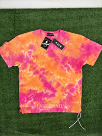 Mastermind World Orange Tie-Dye Skull T-Shirt Size Large (MSRP: $868)