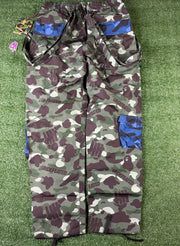 Bape X Undefeated Multi-Pouch Camo Cargo Pants XL