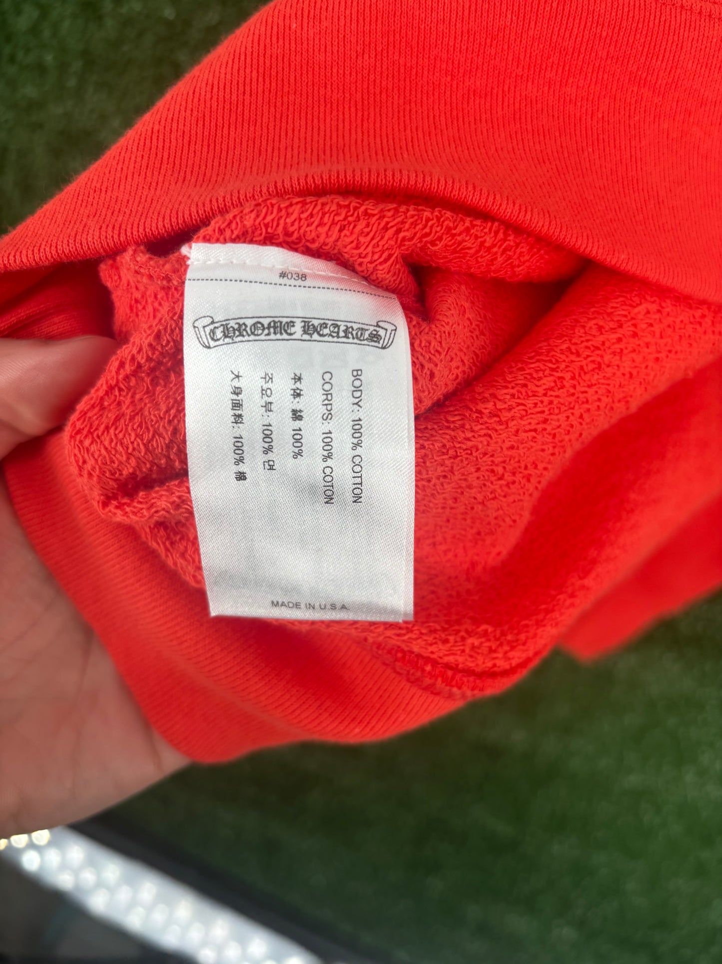 Chrome Hearts Matty Boy "Sadistic Lipstick" Red Pullover Hoodie Size XL