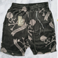 Mastermind World All Over Skull Velour Black Sweatshorts Size Large (MSRP: $1,290)