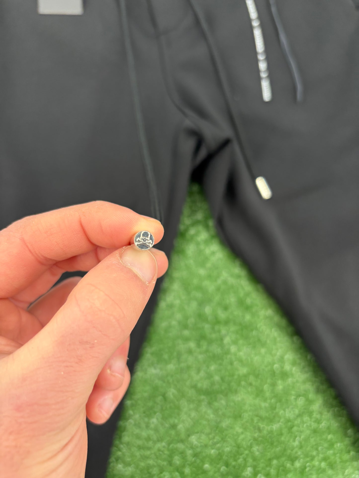 Mastermind Color Ribbed Black Track Pants Size Large (MSRP: $1,279)