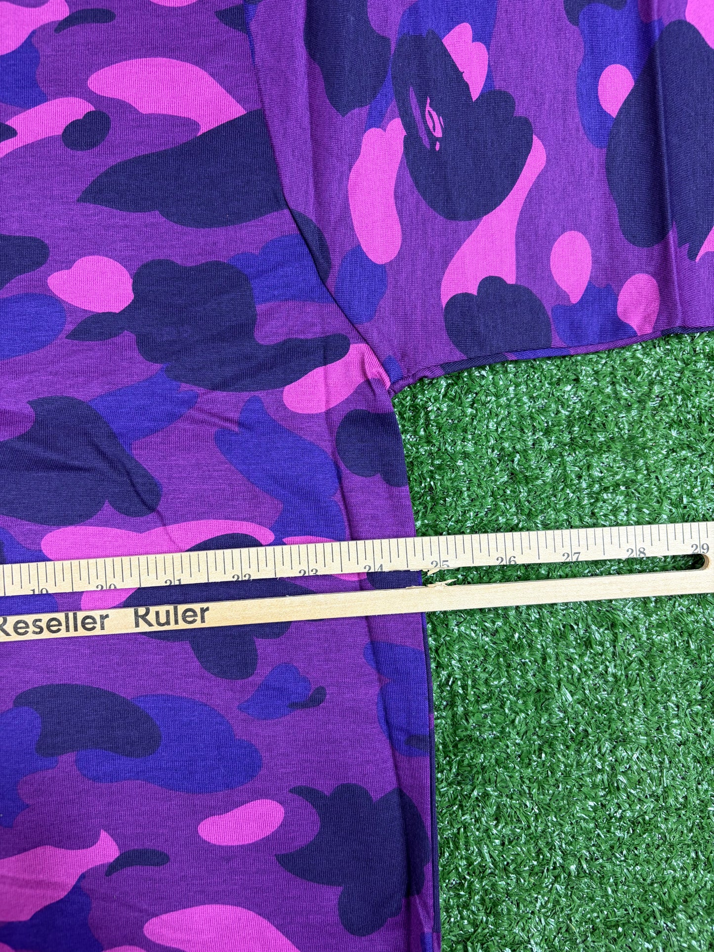 BAPE X Jessie Reyez Purple Shark Camo T-Shirt Size Large