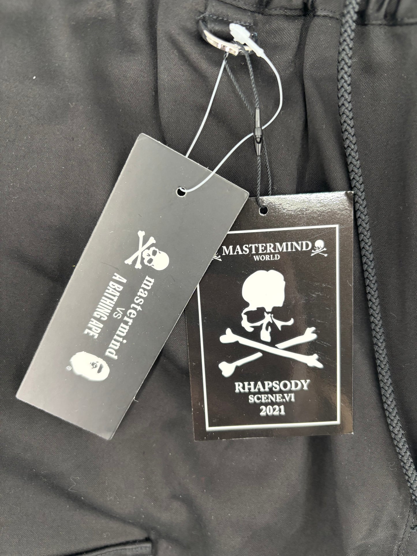 Mastermind World Masterseed Black Cargo Pants Size Medium (MSRP: $1,685)