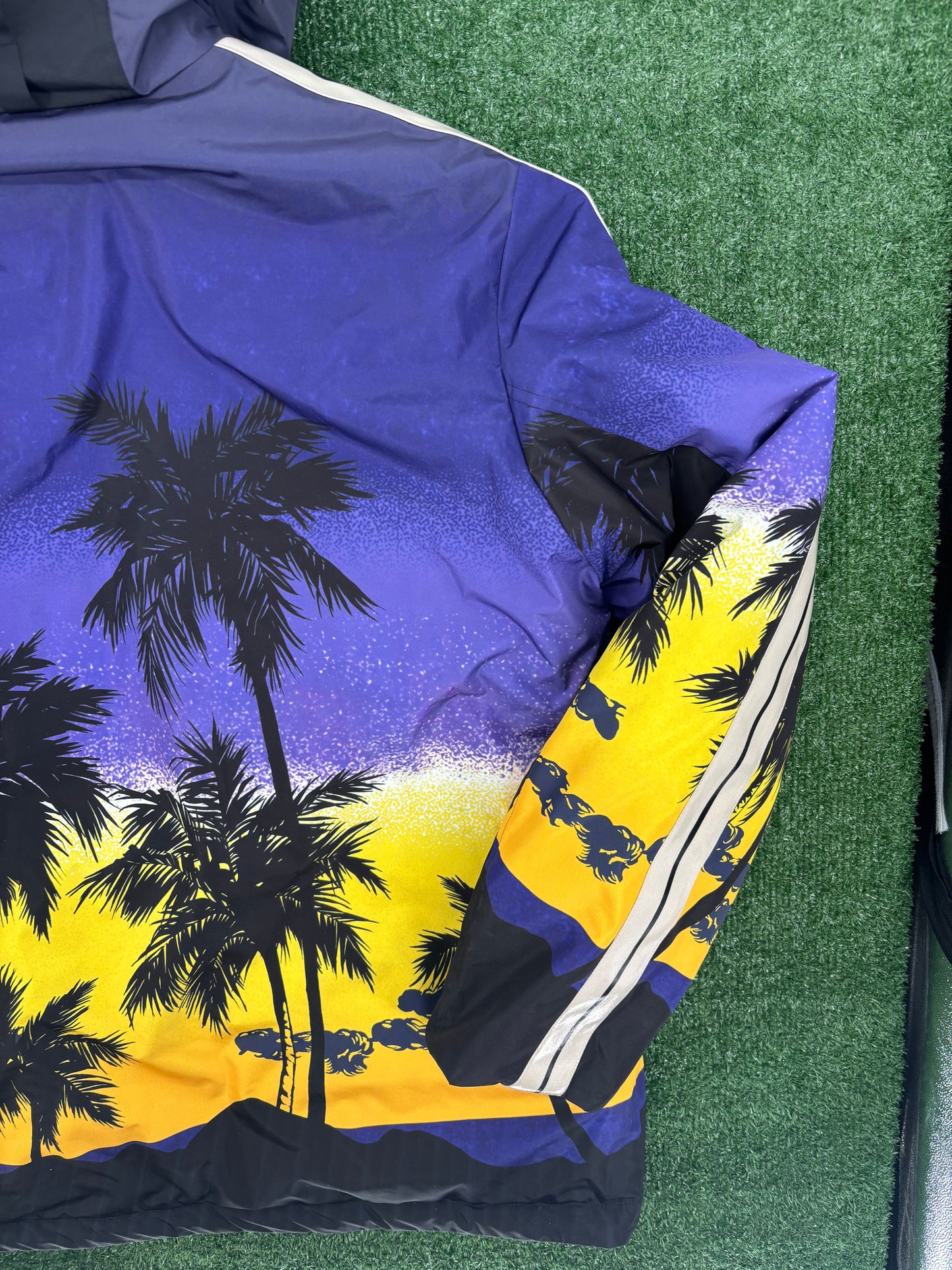 Palm Angels 'Palm Sunset' Track Ski Jacket Size XL (MSRP: $1,775.00)