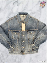 Palm Angels Sunrise Cobalt Denim Jacket Size Small (MSRP: $690.00)