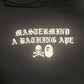 Bape X Mastermind Back Camo Black Pullover Hoodie Size XL