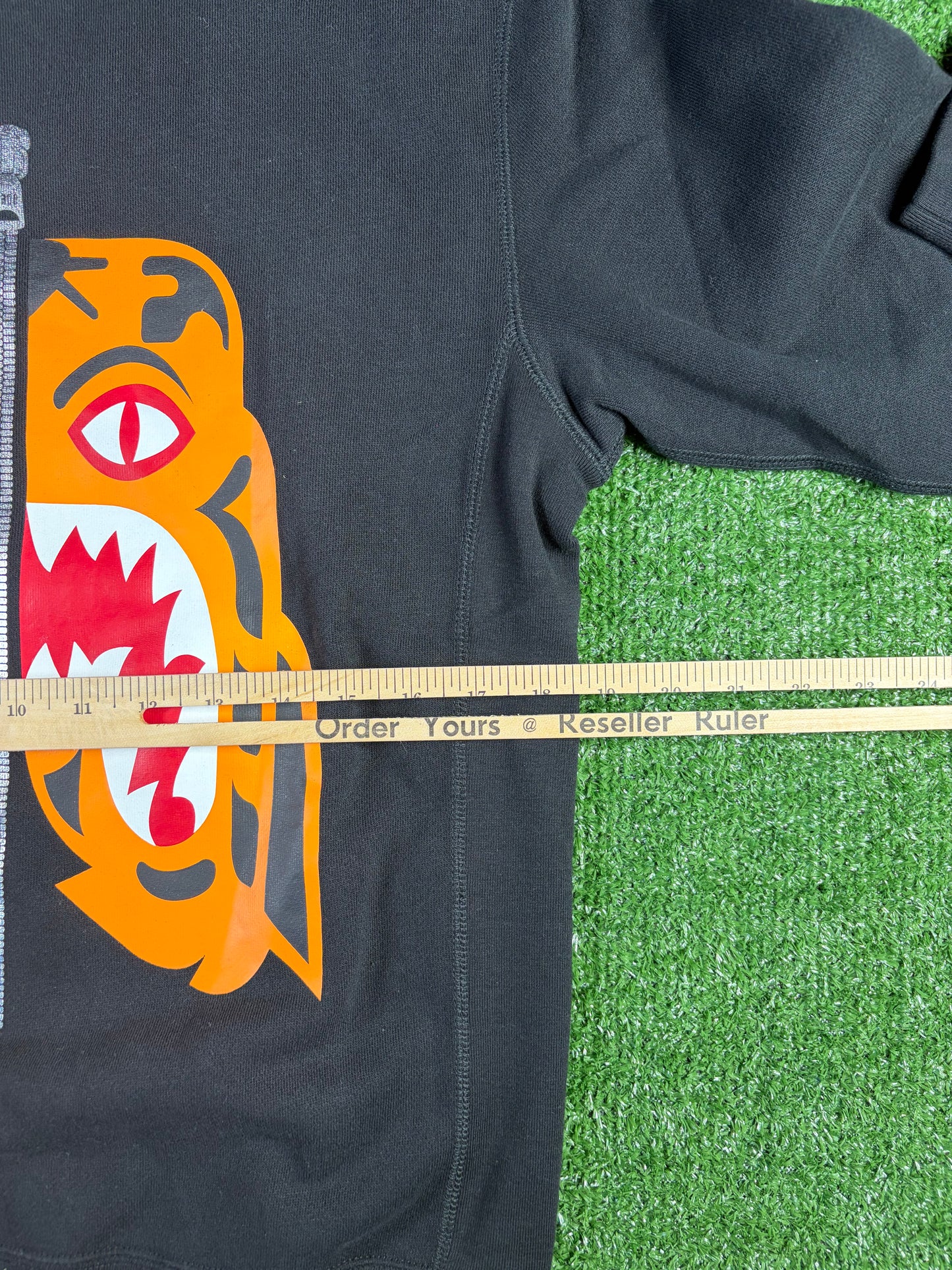 Bape Tiger Black Crewneck Sweater FW21 Size Small