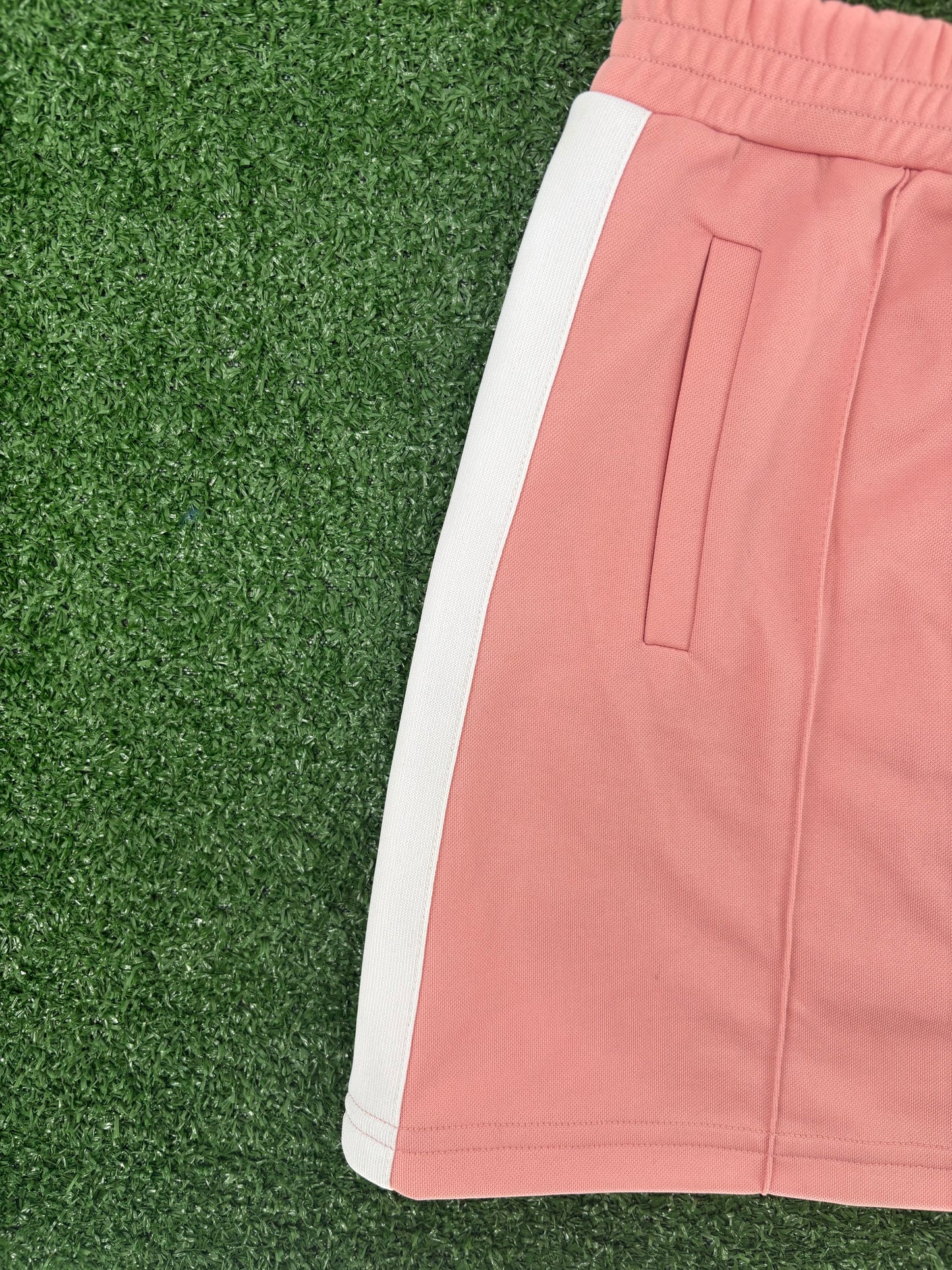 Palm Angels Girls Track Skirt Pink White  MSRP:$260.00