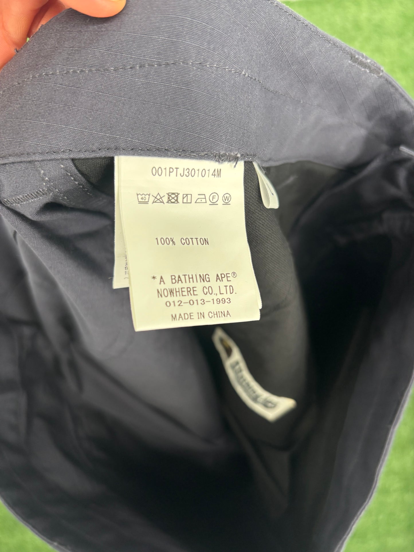 Bape 'Dev-Ops' Nevy Cargo Pants Size Large