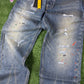 RHUDE Authentic Wide Leg Denim Indigo Jeans Mens Size 34 MSRP:$795.00