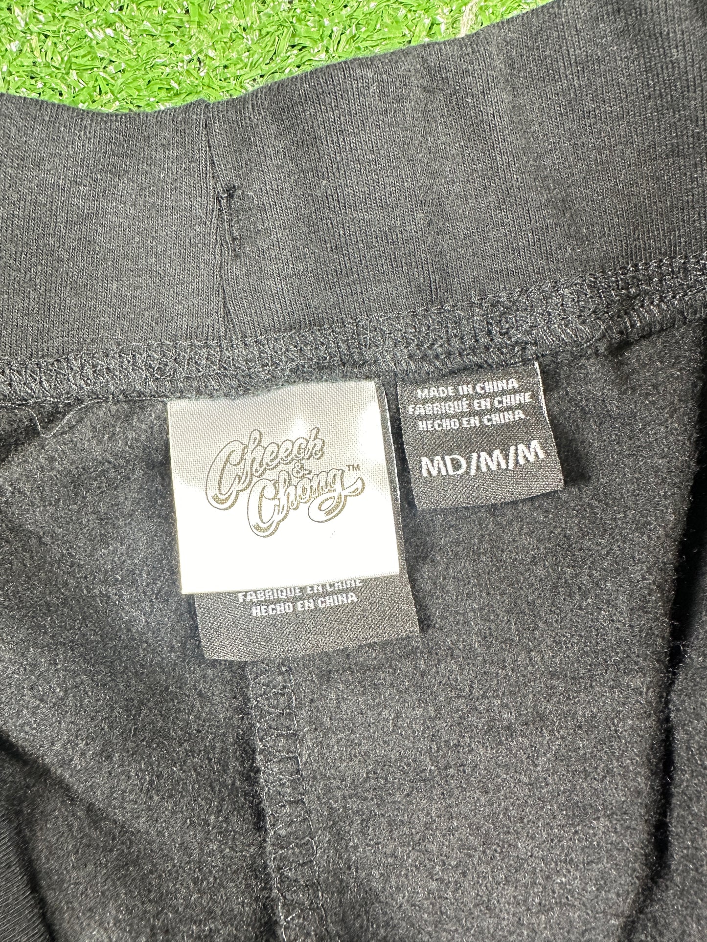 Cheech & Chong Official Merch Full Black Sweatsuit - Size Medium