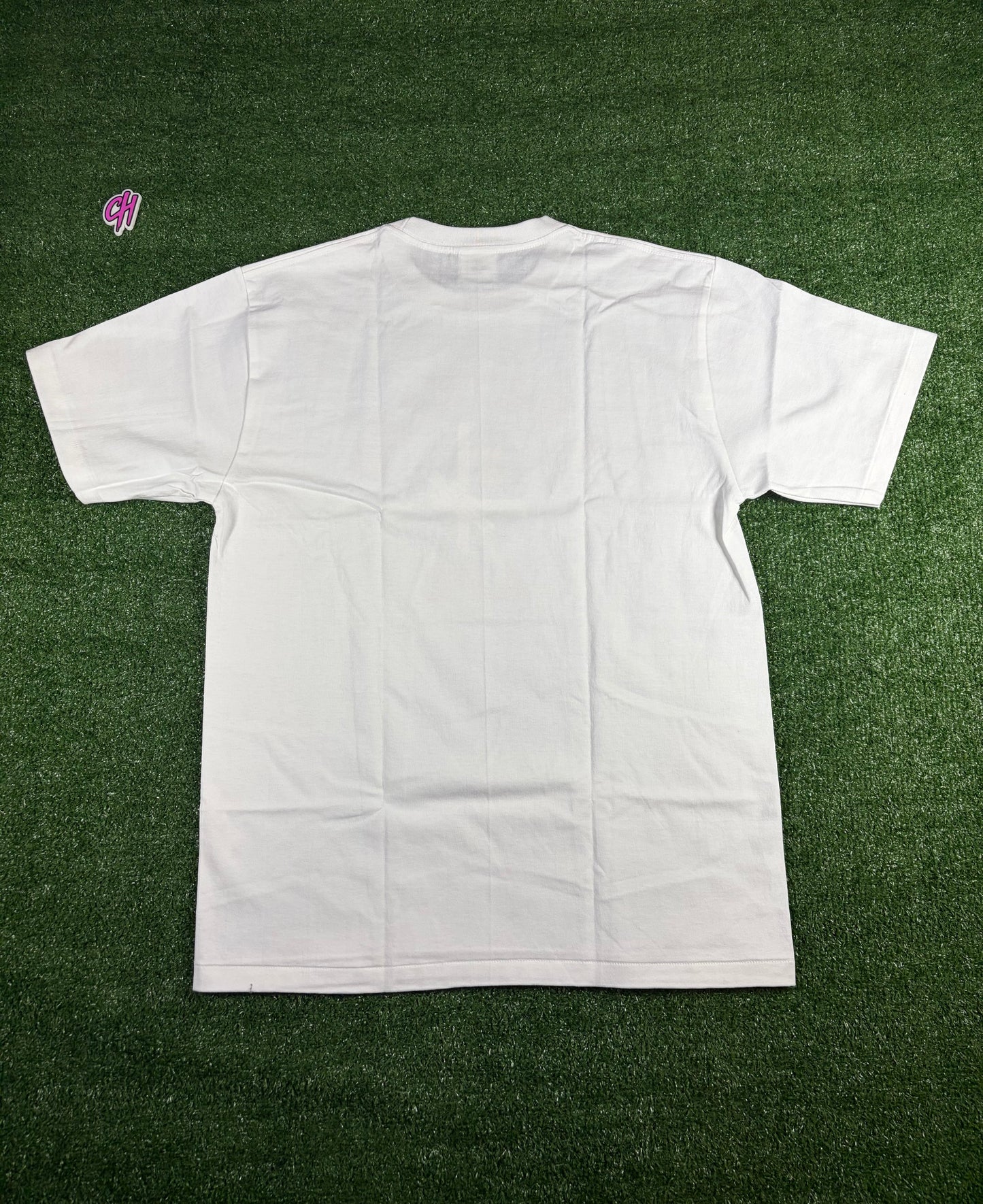 BAPE Christmas College White/Red T-Shirt Size Large