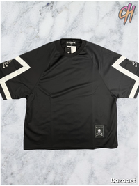 Mastermind Vs. Bape Jacquard Tape Black T-Shirt Size Large (MSRP:$815)
