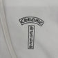 Chrome Hearts "F You' T-Bar Logo White Zip-Up Hoodie Size Large