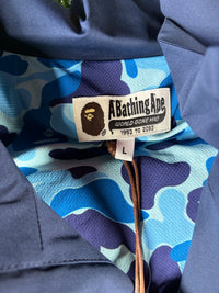 Bape X Pagani Navy Blue ABC Camo Jacket Size Medium