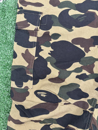 Bape 1st Camo 'Dev-Ops' Green Cargo Pants Size Large