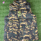 Bape X OVO Woodland Camo Green Down Vest Size XL