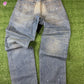 RHUDE Authentic Wide Leg Denim Indigo Jeans Mens Size 34 MSRP:$795.00
