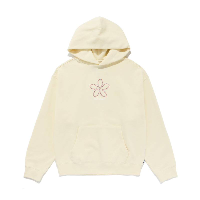 Awake NY Flower Stamp Hoodie - Cream