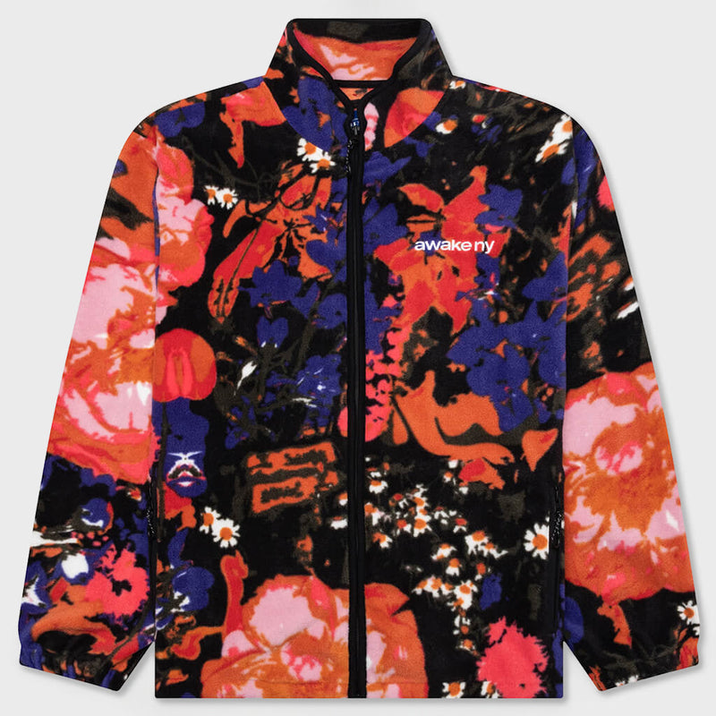 Awake NY Floral Full-Zip Multi-Color Full-Zip Jacket (MSRP: $265)
