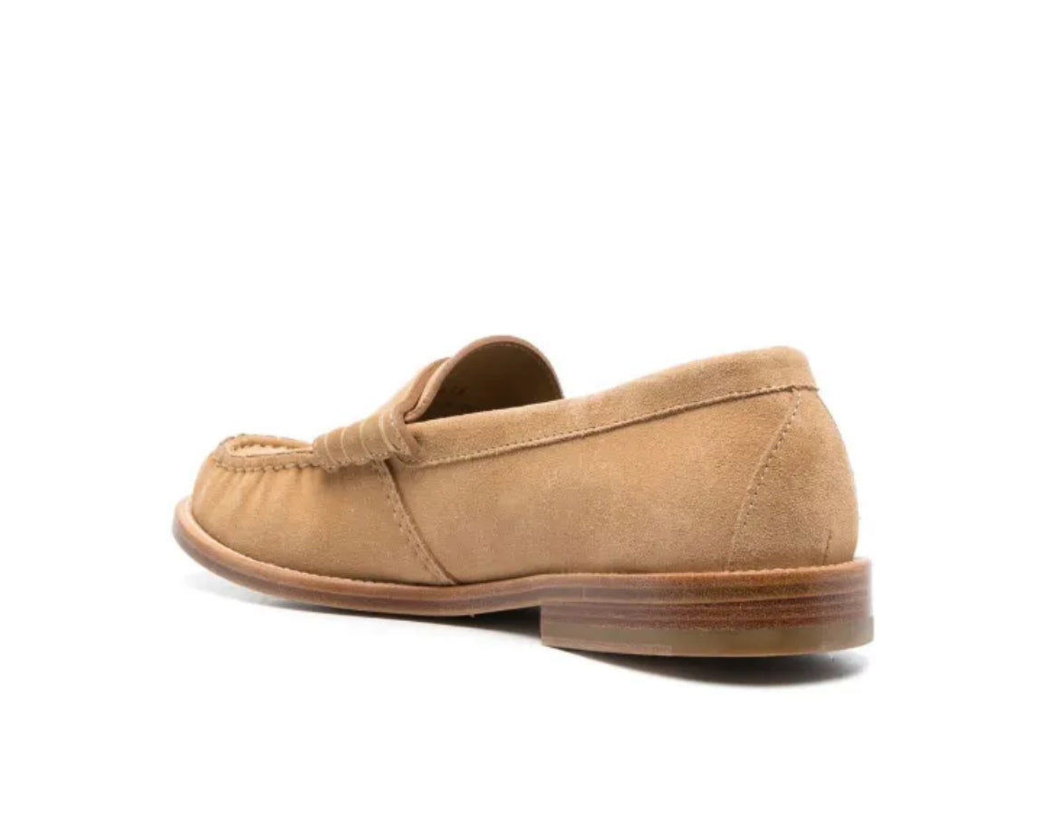 Rhude Suede Tan Slip-On Loafer Shoes
