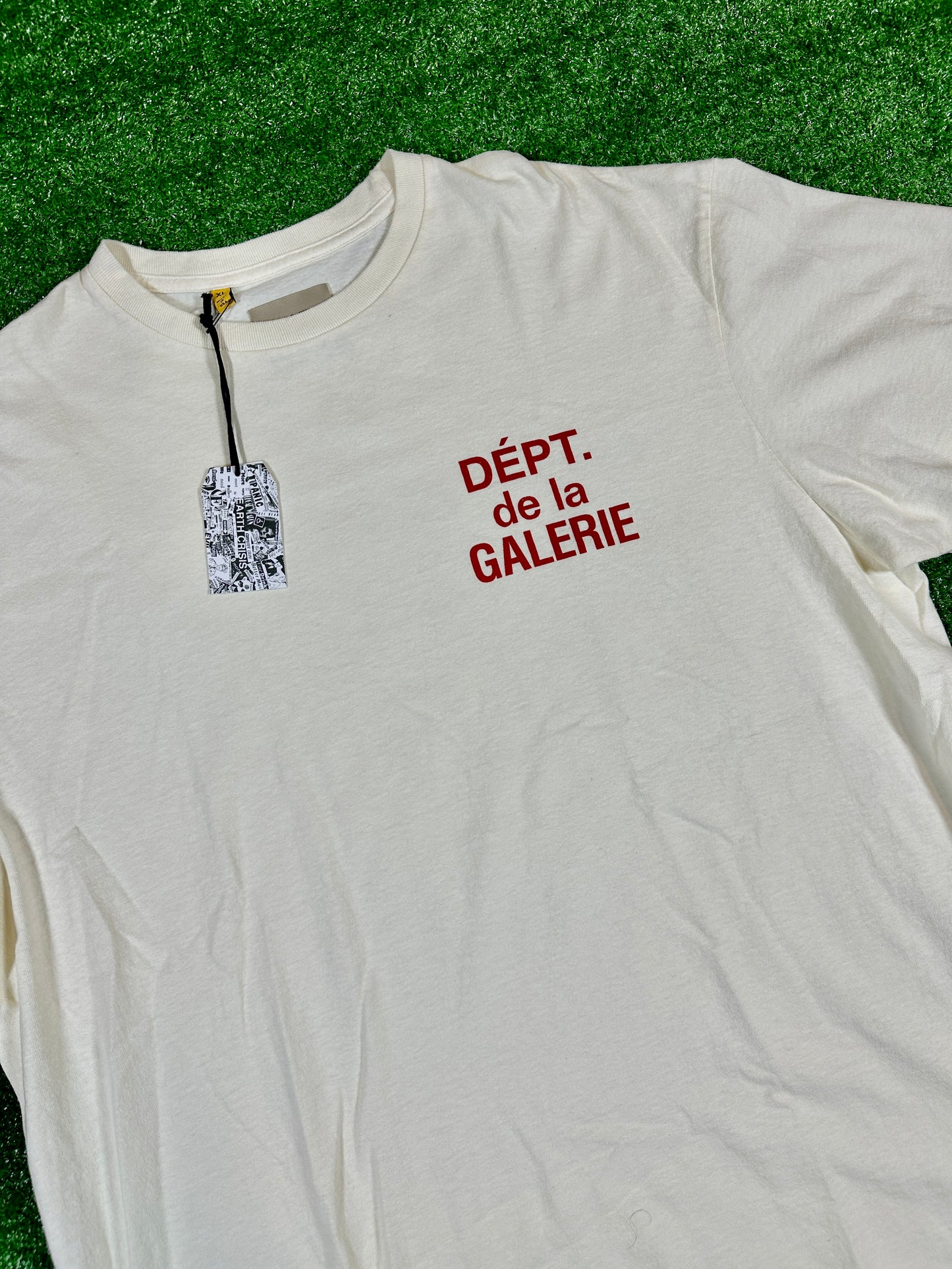 Gallery Dept. French Logo Cream T-Shirt New With Tags - Size XL