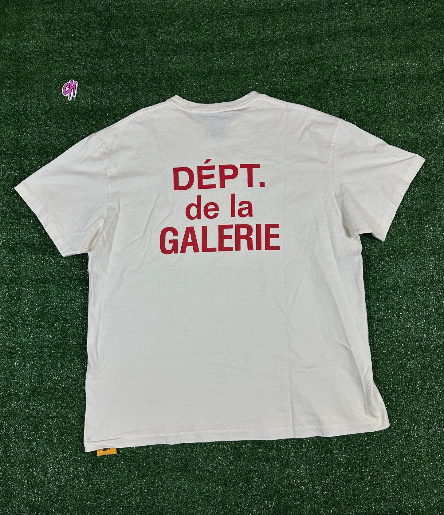 Gallery Dept. French Logo Cream T-Shirt New With Tags - Size XL