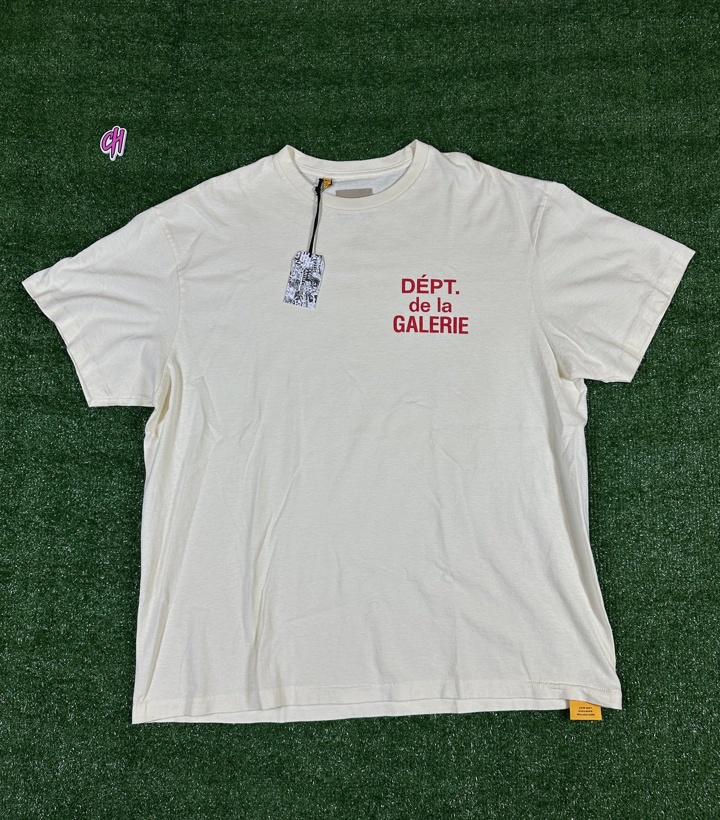 Gallery Dept. French Logo Cream T-Shirt New With Tags - Size XL