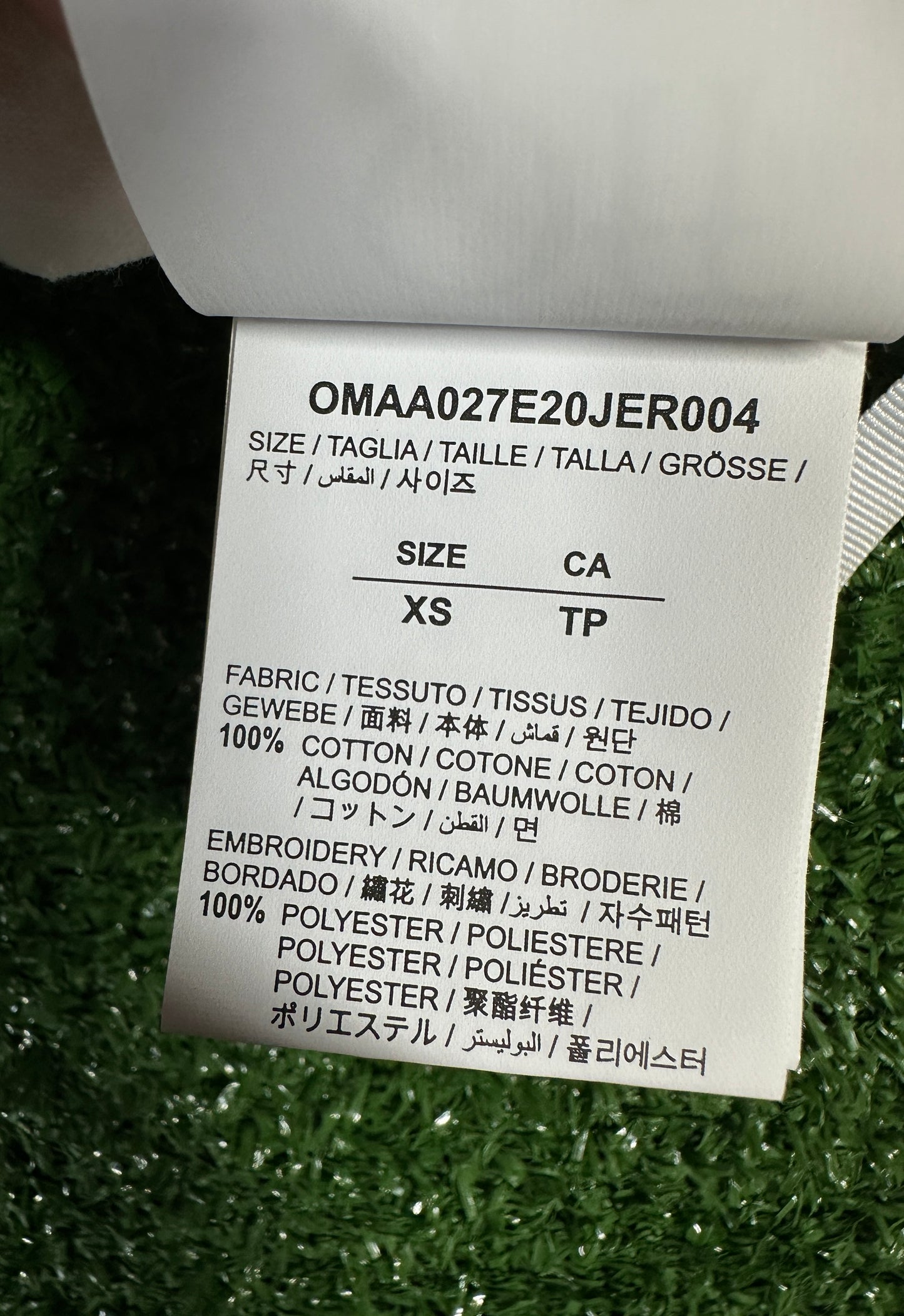 Off-White 'Hand painters' Graphic White T-Shirt (Used) - Size XS