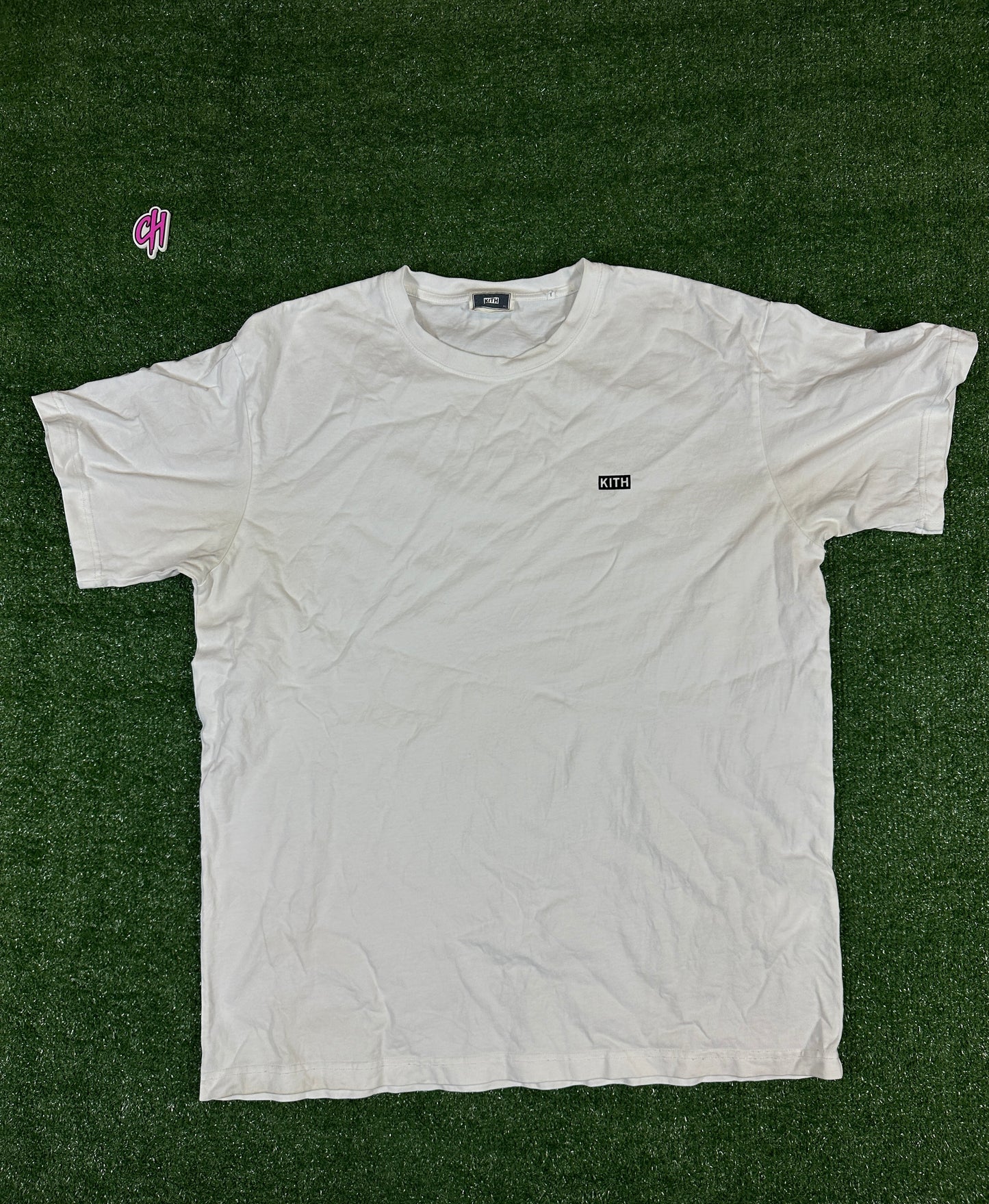 Kith White S/S Lax Men's T-Shirt (USED) - Size XL