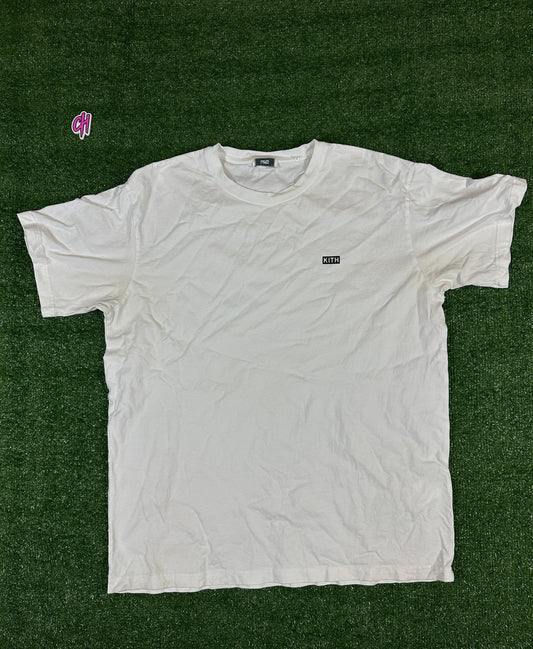 Kith White S/S Lax Men's T-Shirt (USED) - Size XL